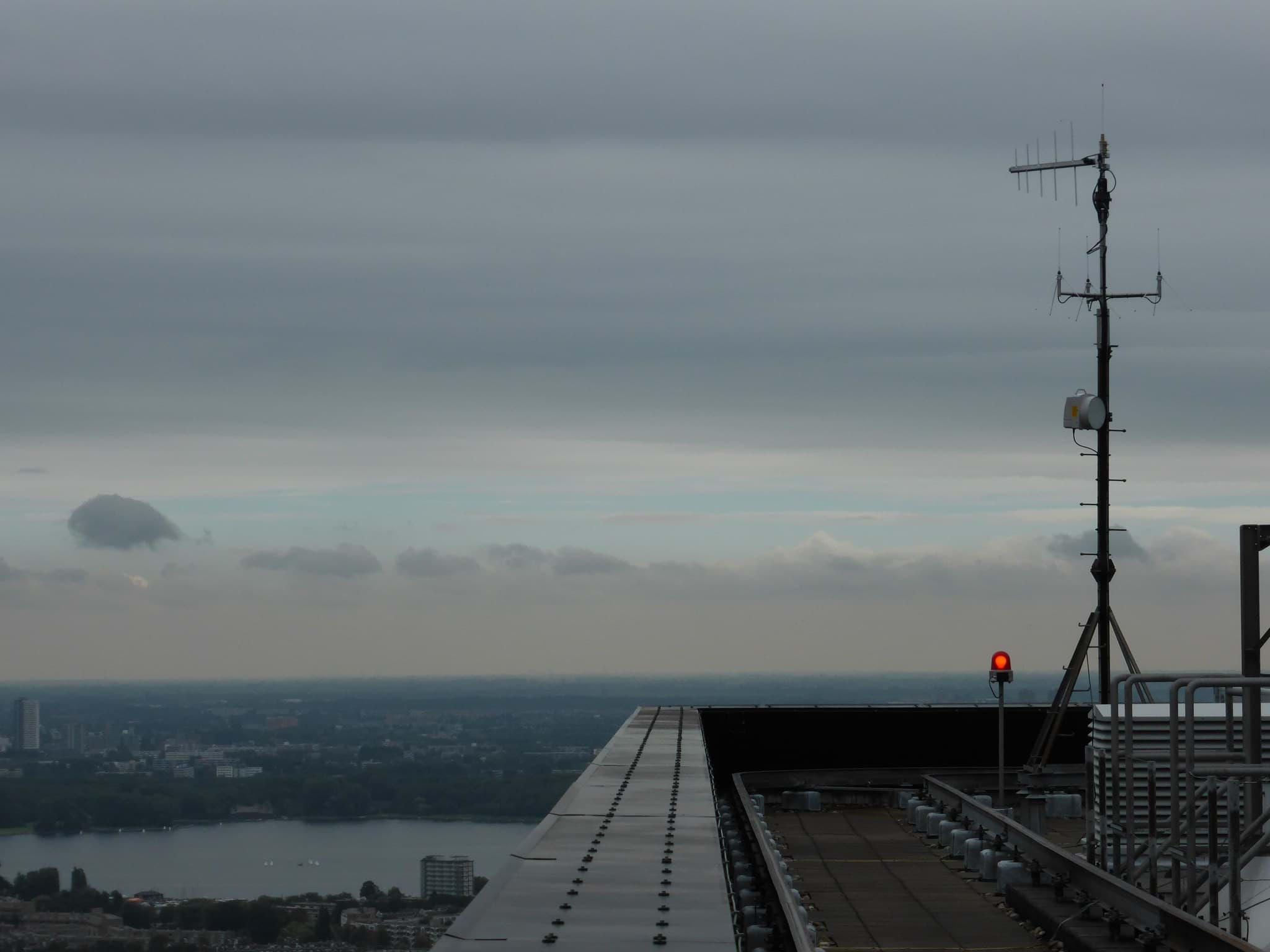 De HF-post op het Delftse Poort gebouw